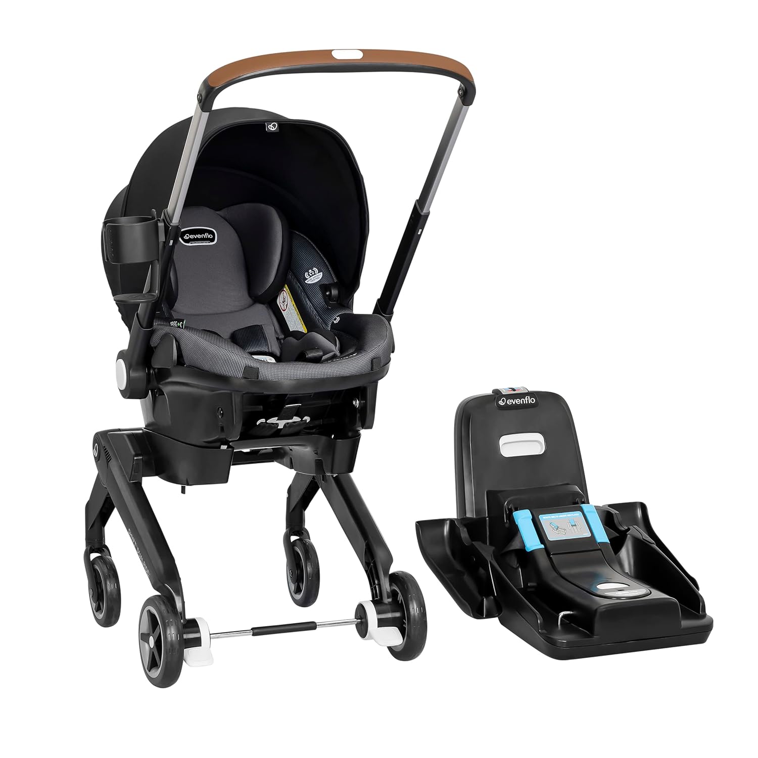 Shyft DualRide with Carryall Storage Infant Car Seat and Stroller Combo