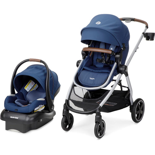 Maxi-Cosi Zelia 2 Luxe 5-in-1 Modular Travel System，Car Seat & Stroller